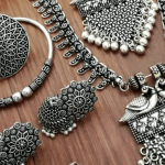 Oxidised Jewellery Online: Shop Oxidized Silver Gold Earrings, Jewellery Set, Necklace, Jhumka, Ring