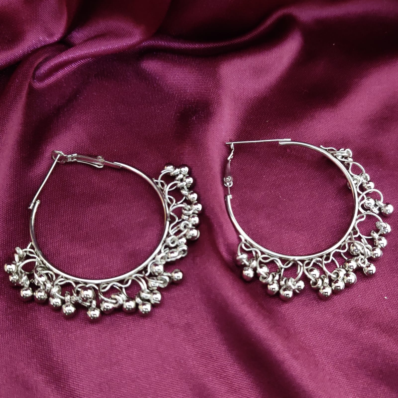 Silver Hoop Jhumka Earrings for Girls – What Every Girl Wants to wear