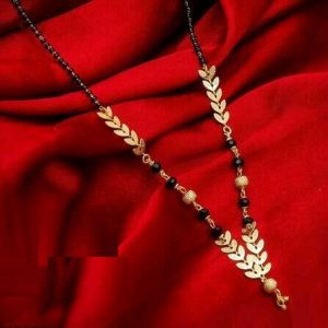 Fancy Long Chain Glittering Mangalsutra – Design 7
